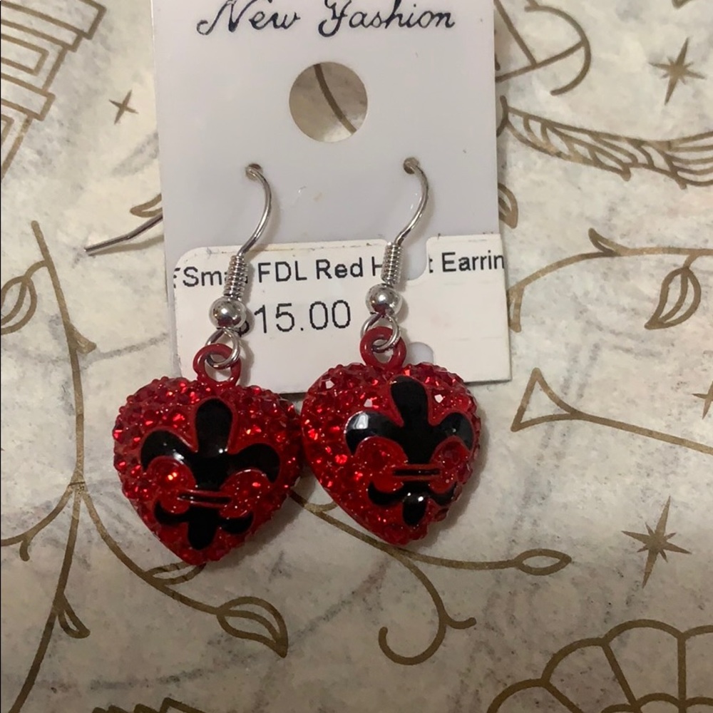 NWT Fleur de lis earrings